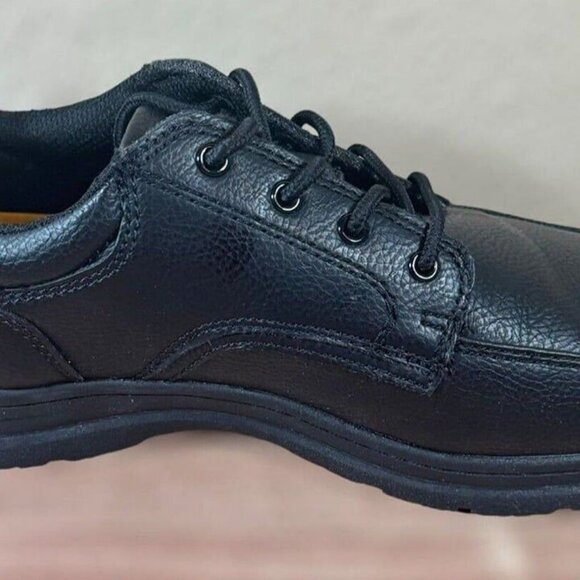 Perry Ellisc Men's Size 10 Work Shoes Portfolio Eldridge Black Lace Up Comfort - Picture 9 of 10